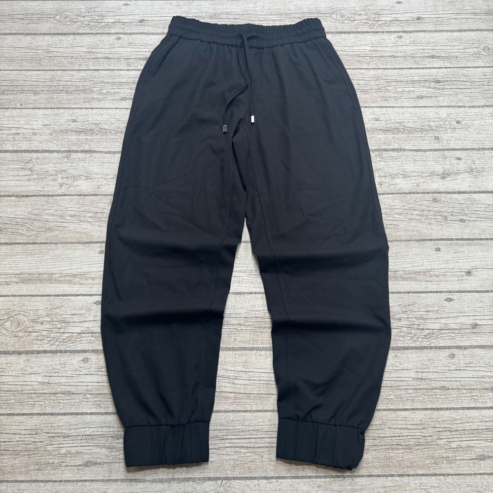 Zara Sweatpants Women's 26 Black Tapered Leg Athletic Joggers Training Workout